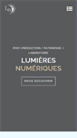 Mobile Screenshot of lumieres-numeriques.fr